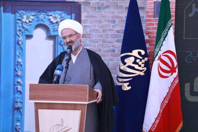 حجت‌الاسلام والمسلمین مطیعی در آیین رونمایی از پوستر هشتمین جشنواره ملی «بسیج، مدرسه عشق»